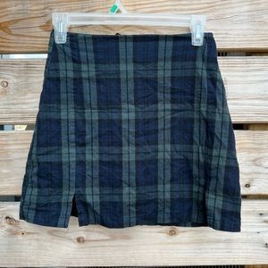 Plaid mini skirt- Brandy Melville